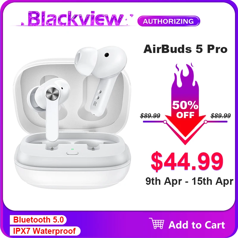 Blackview Airbud 5 Pro IPX7 Earphone 
