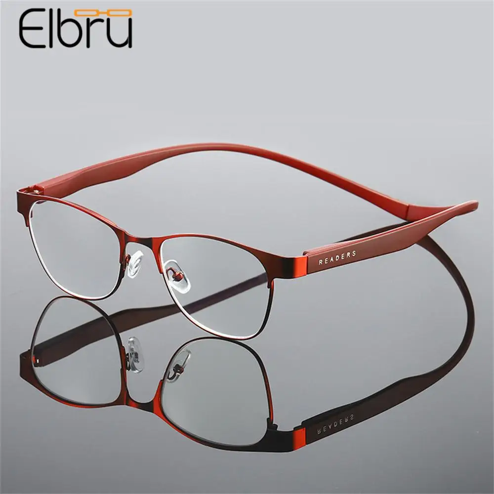 

Elbru Anti-blue Light Magnetic Reading Glasses Women Men Magnet Halter Neck Metal Presbyopia Eyeglasses Diopters+1+1.5+2+2.5+3+4