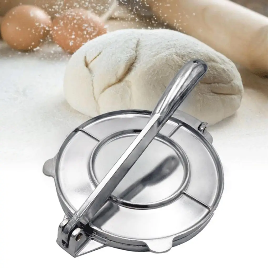 DIY Tortilla Press Maker Aluminium Alloy Manual Corn Tortillas Dough Pressing Tools Kitchen Bakeware Cooking Accessories 16/20CM