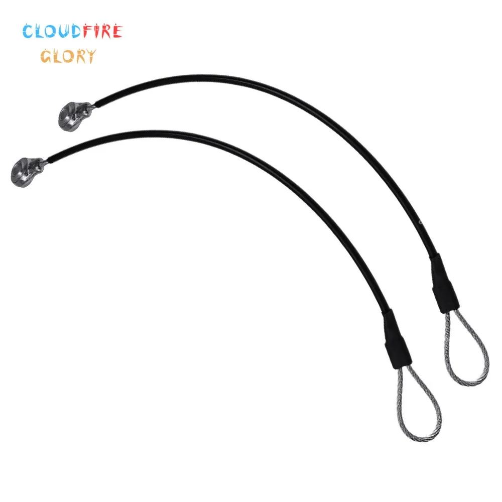 Hpx615E Hpx815E 2Pcs Rear Tailgate Support Cable Black For John Deere Gator Xuv 625I Xuv 825I  Xuv 825I S4 Xuv865R Xuv865E