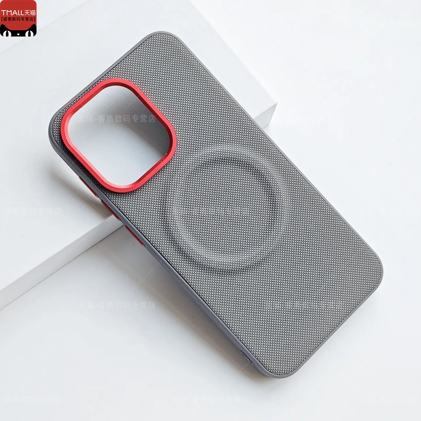 Magnetic PU Fine Grained Leather Shockproof Bumper Case - Stylish Silicone Back Cover