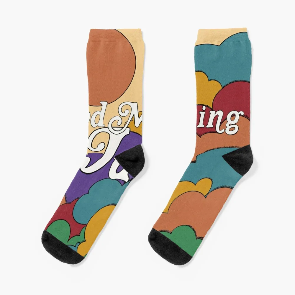 

Good Morning Julia! Socks christmas gift christmass gift Ladies Socks Men's