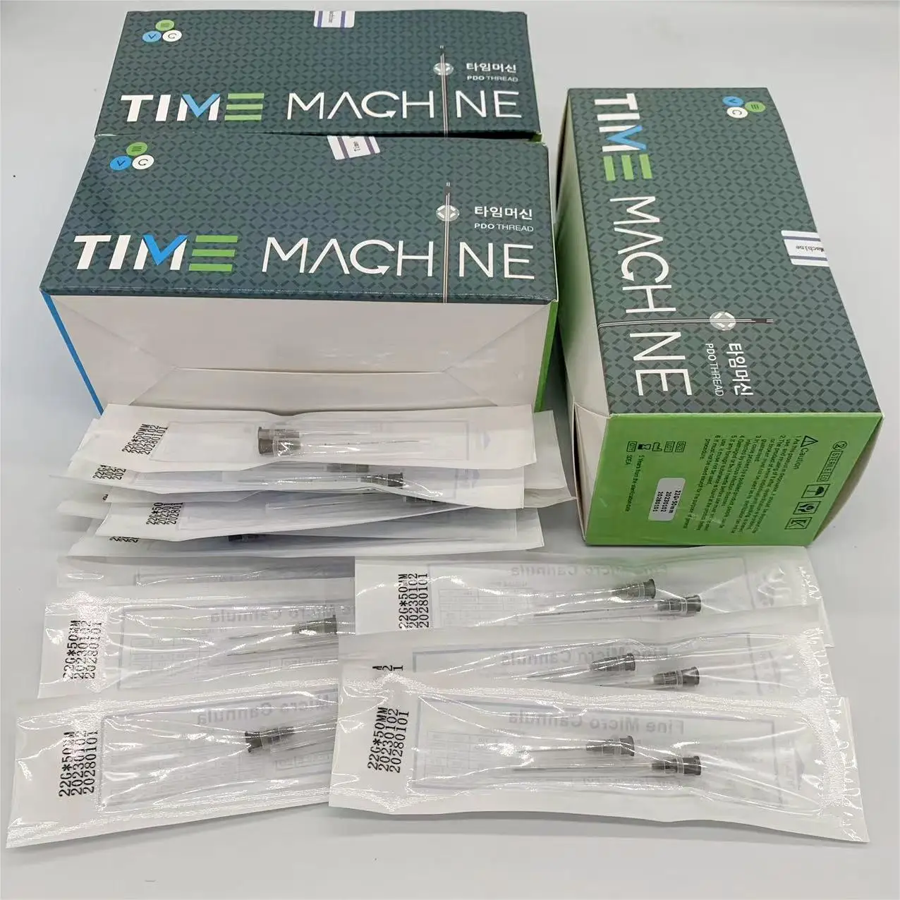 Blunt-tip Cannula 10/50/100pcs Korea Manufacturer Supply 22G 50mm 25G 70mm Disposable Blunt Needle for filler
