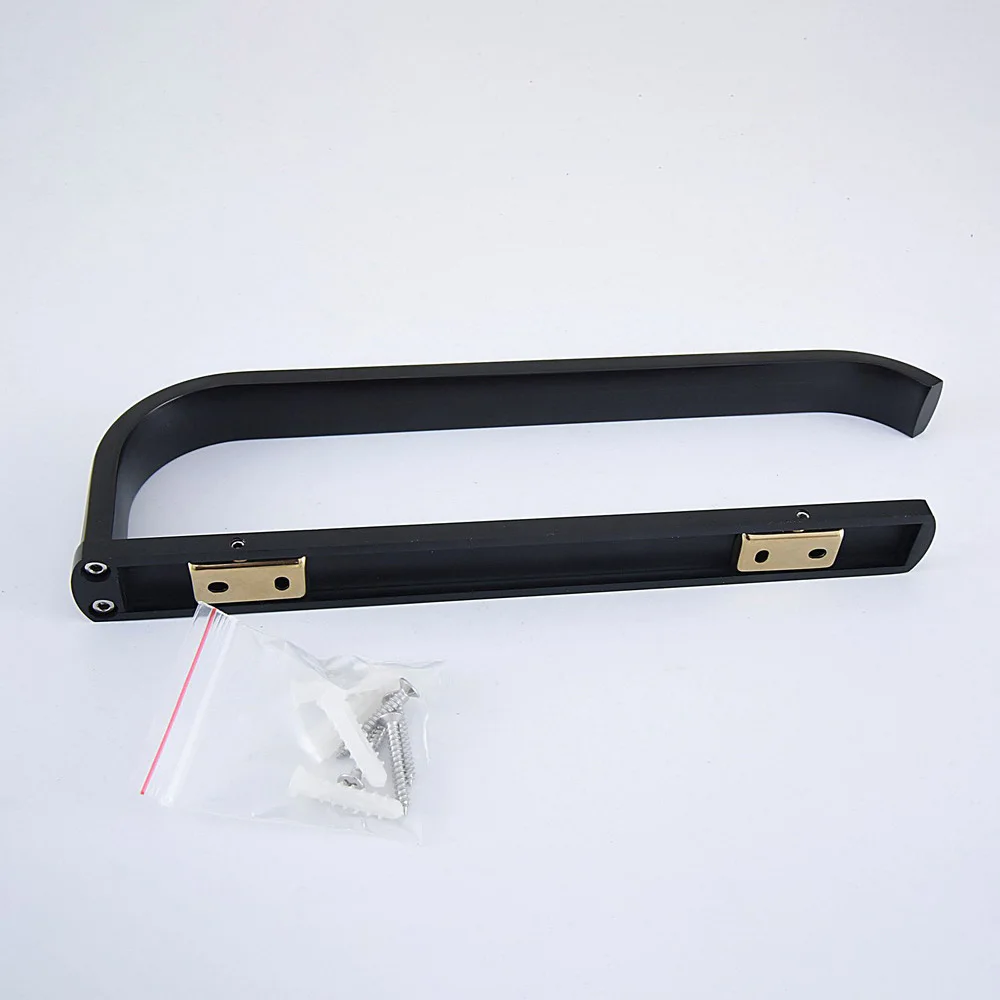 Wall Mounted Bathroom Towel Bar Towel Rail Black Oil Rubbed Bronze Finish tba187