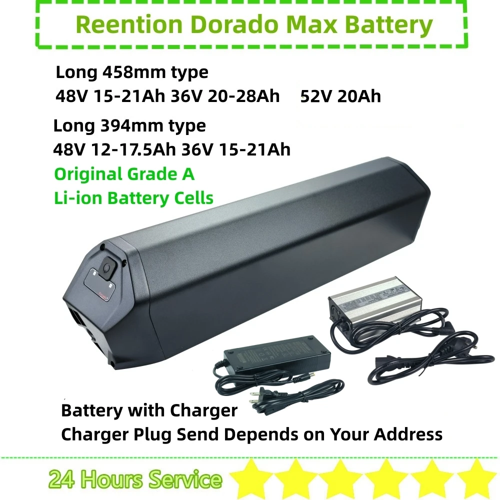 Reention Dorado Max Fat Tire Ebike Batteria 48V 15.6Ah 16Ah 20Ah Per Ncm Milano Plus Foxbat Sabre Bronco Eunorau Fat-Hd Fat-Awd