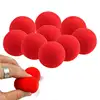 10pcs Red Sponge Ball Magic Sponge Ball Magic Props Comedy Trick Finger Sponge Play Ball Gift for Kid Halloween Party Masquerade