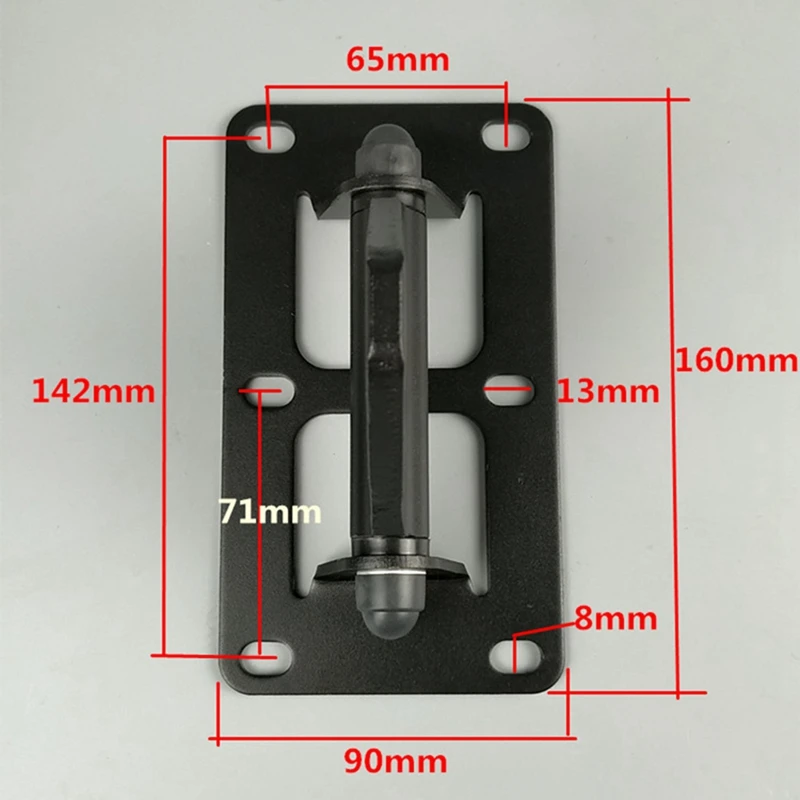 Forte Universal Surround Alto-falante Montagem na Parede Suporte de Teto Altifalante Fixado na Parede Titular Tilt Girar 60kg 132lbs 2x - Image 5
