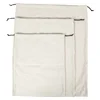 DINYAO Khaki White Flannel Suede Travel Drawstring Pouch Soft Fabric Storage Bag Dust Bags for Luxury Handbags and Shoes 4