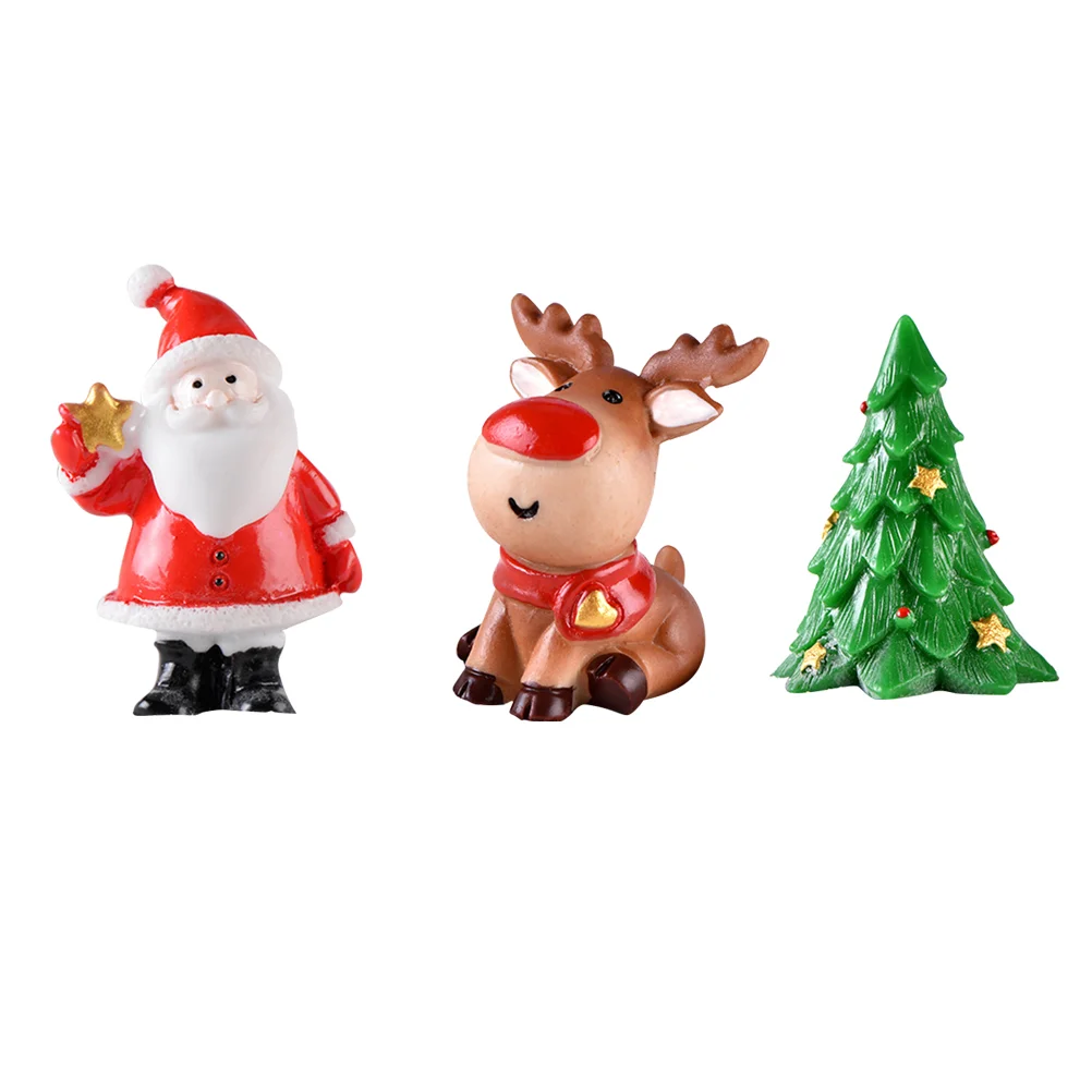 

12 Pcs Christmas Tree Decorations Kid Xmas Stocking Stuffer Cake Decorating Number