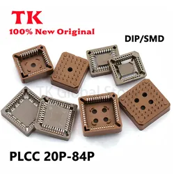 Premium 5 - Piece PLCC IC Socket Adapter Set - SMD DIP, In Stock - 5Pcs (PLCC68P SMD)