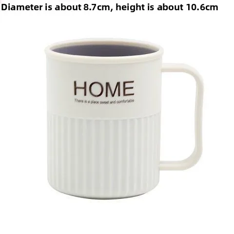 Mouthwash Cup–Smooth Round Rim, Large Capacity, Durable Drop-Proof, Bathroom Tumbler For Home & Daily Oral Care._voghion.com