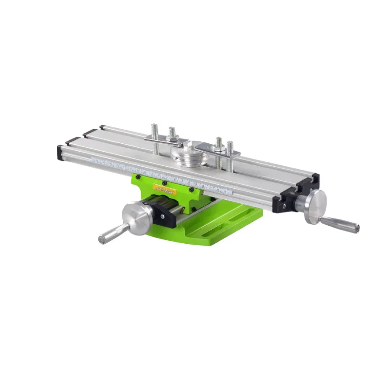 

Mini Precision Worktable Bench Vise Fixture Drill Milling Machine X and Y-axis Adjustment Coordinate Cross Slide Table