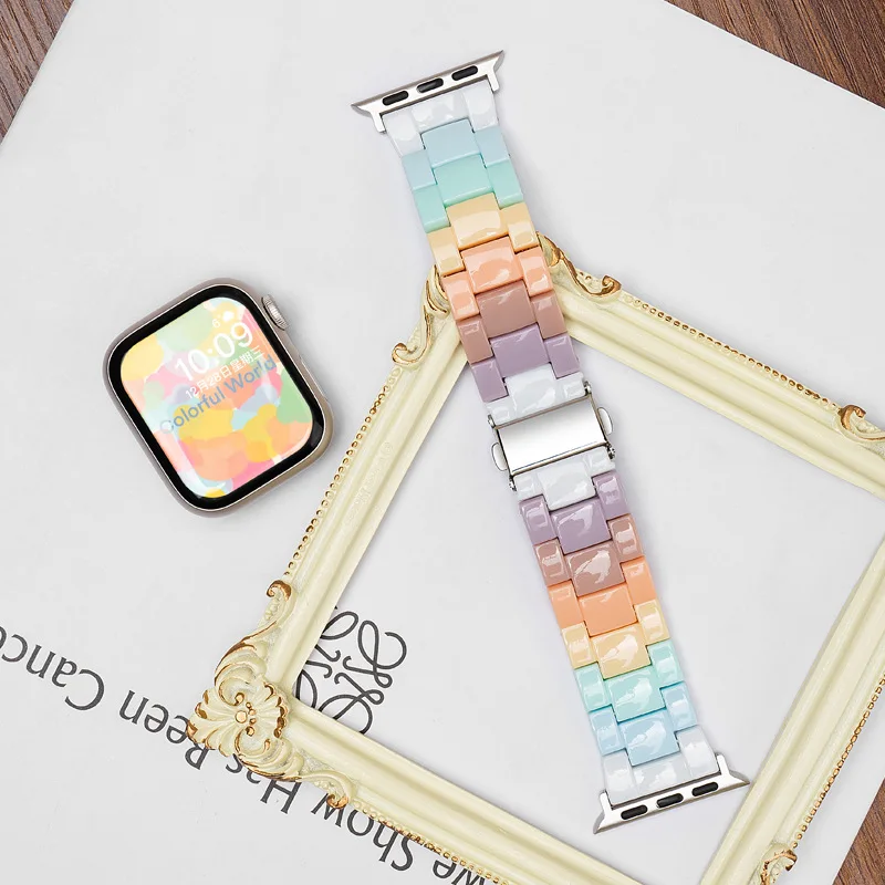 Colorful Rainbow Candy Strap