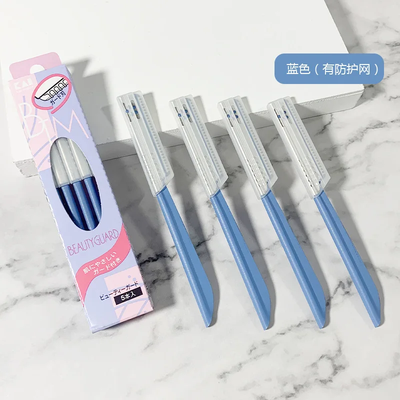 5pcs eyebrow epilator sets for women Makeup Beauty Eyebrows Hair Removal Styling Tool steel blade Facial Razor trimmer 6
