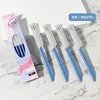 5pcs eyebrow epilator sets for women Makeup Beauty Eyebrows Hair Removal Styling Tool steel blade Facial Razor trimmer 6