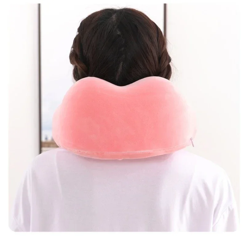 U Shaped Memory Foam Neck Pillows Soft Travel Pillow Massage Neck Pillow Sleeping Airplane Pillow Cervical Healthcare Bedding 5