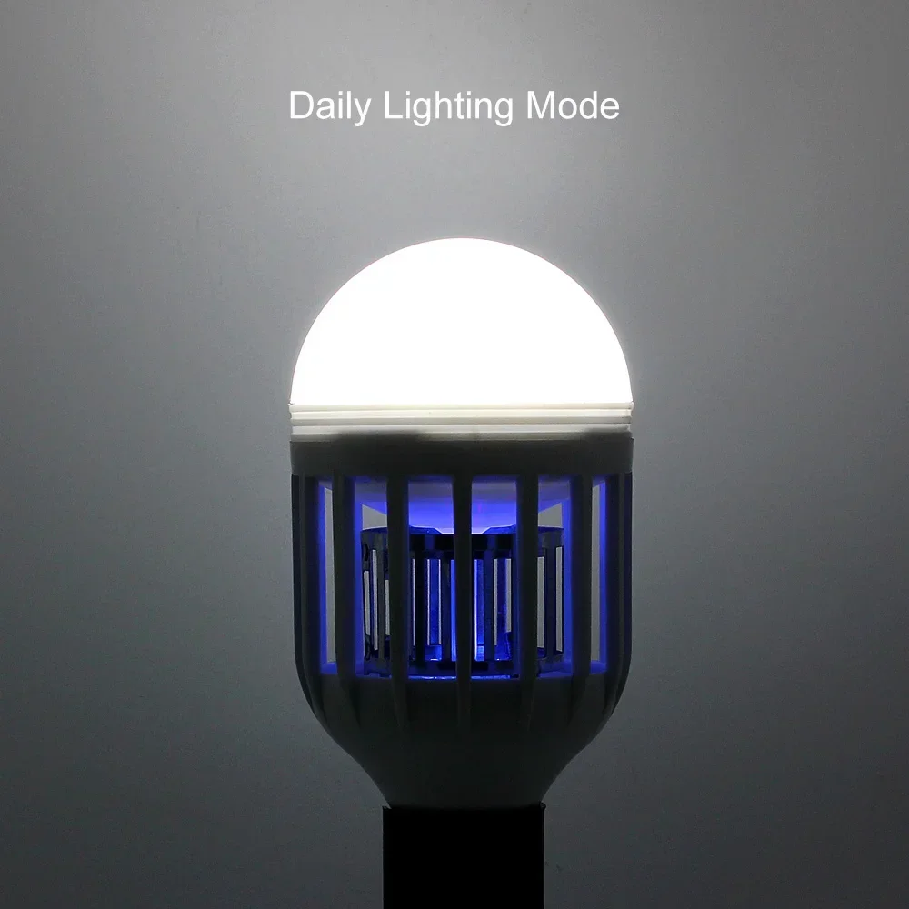 2 in 1 9W 15W LED Bulb Mosquito Killer Lamp 220-240V E27 Electric Trap Mosquito Killer Light Moths Pest Control EU US AU plug