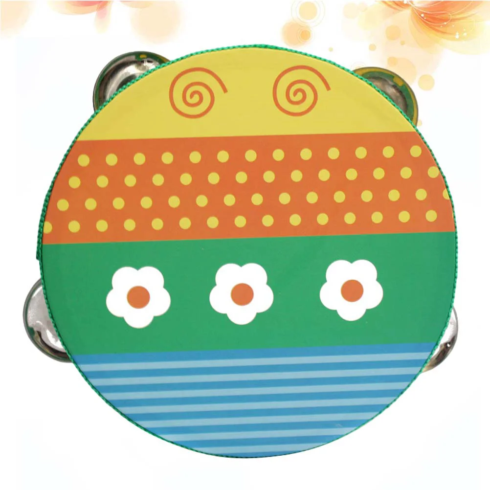 Kids Hand Drum 15Cm Tambourine Instrument Wood Musical Toys For Children Percussion Section Educational Toy Panderos