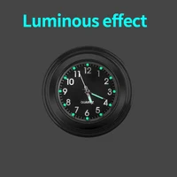 Montre à Quartz en aluminium, horloge lumineuse, support de guidon pour moto, Scooter, vélo, affichage de l'heure étanche, 22mm-25mm 3