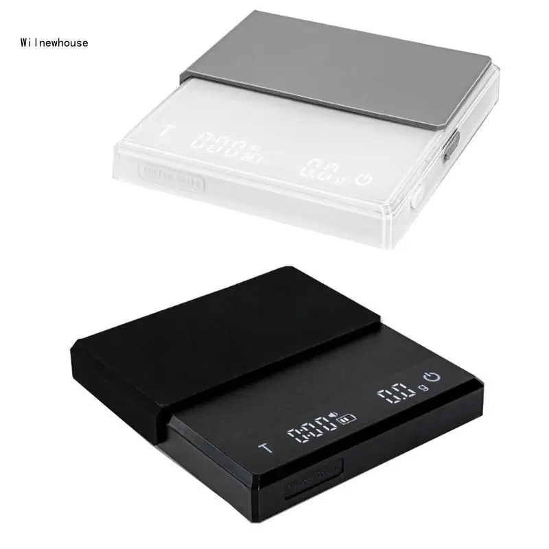 

Rechargeable Digital Scale with Timer Portable Small Travel Coffee Scale Dropship