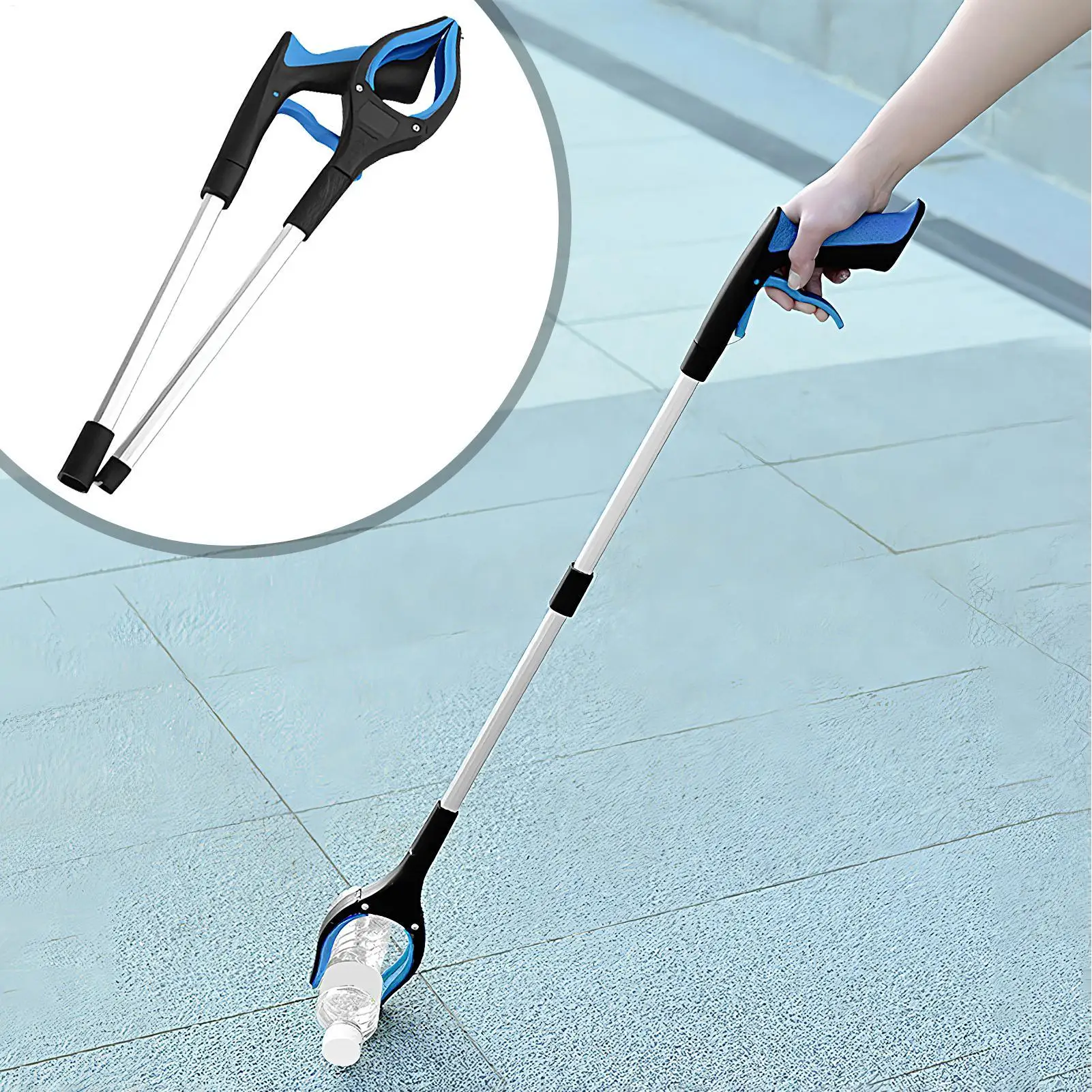 Grabber Reacher Tool for Seniors Foldable Pick Up Stick 33 Inch Gripper and Reaching Tool Heavy Duty Pick Up Stick for Seniors