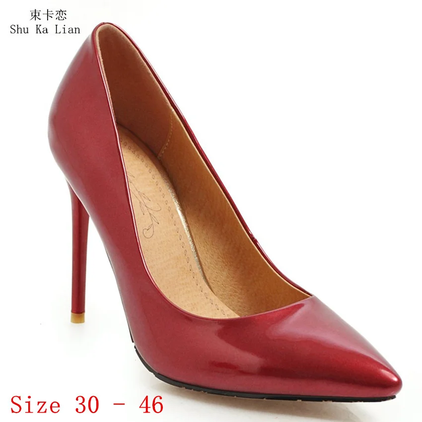 

High Heels Women Pumps Stiletto High Heel Shoes Woman Party Wedding Shoes Kitten Heels Small Plus Size 30 - 46