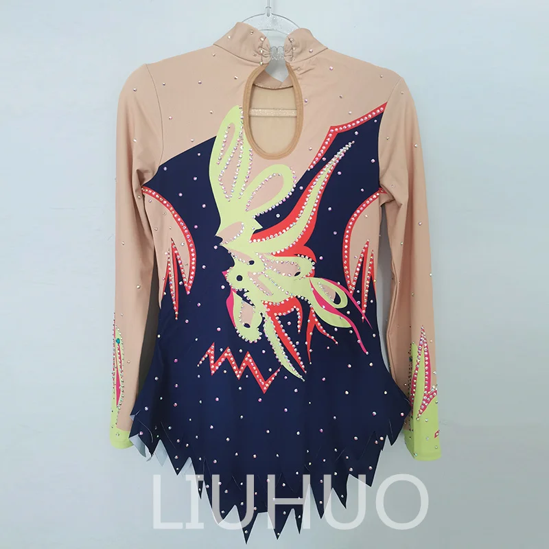 Rhythmic Gymnastics Leotard Cheerleading Costumes Aerobics Performance Costumes Group