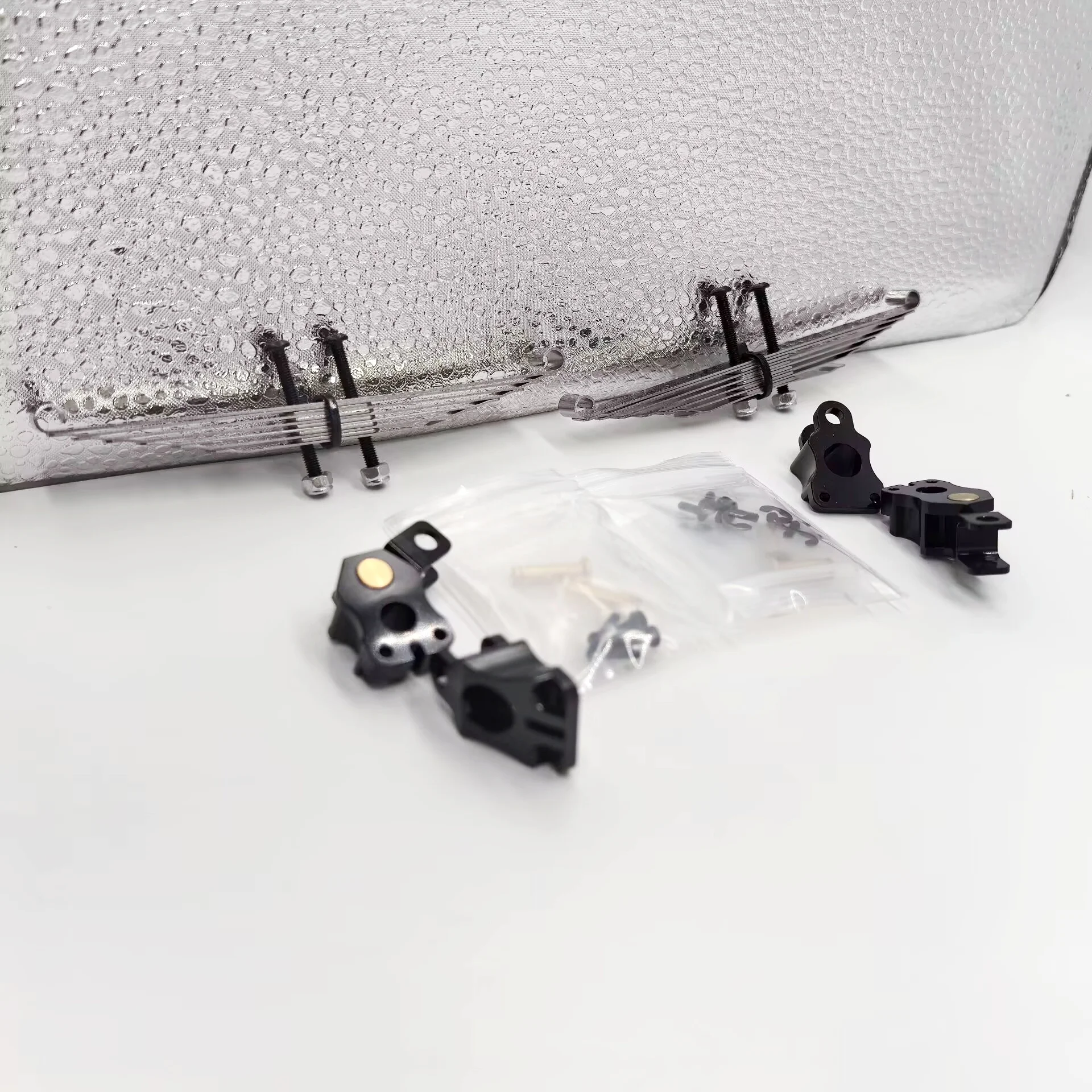 RC 1/14 LESU Metall-Frontfederung für Tamiya Hydraulik-Muldenkipper für SCANIA MAN VOLVO Tripper Truck DIY-Teile