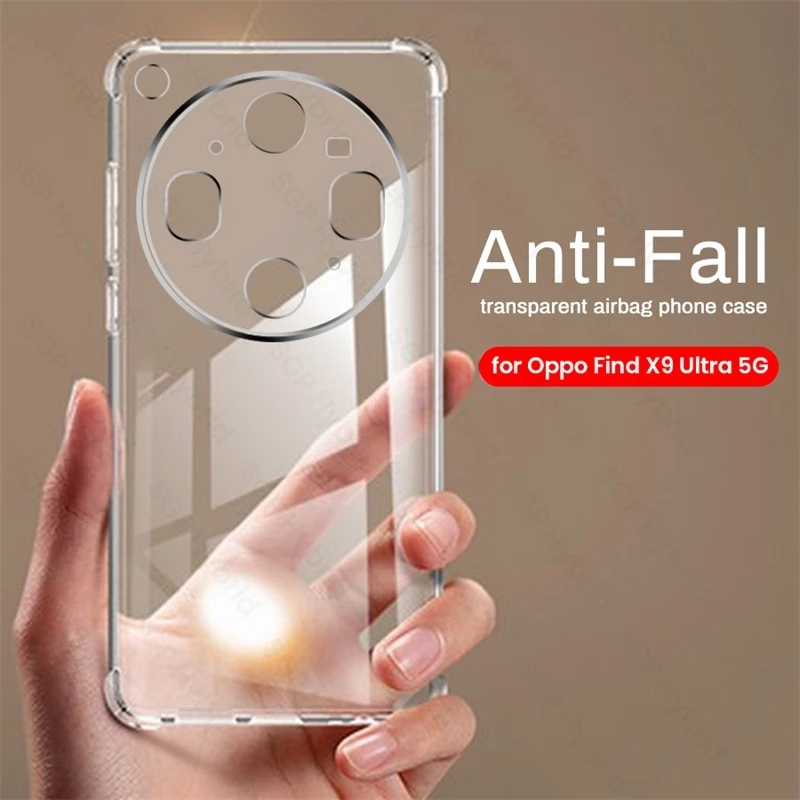 Clear Shockproof TPU Soft Cover with Camera Protector