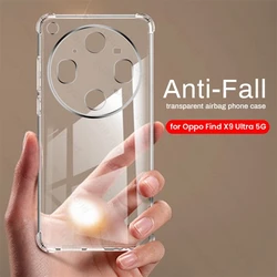 Clear Shockproof TPU Soft Cover with Camera Protector - Find X9 Ultra 5G (Transparent)