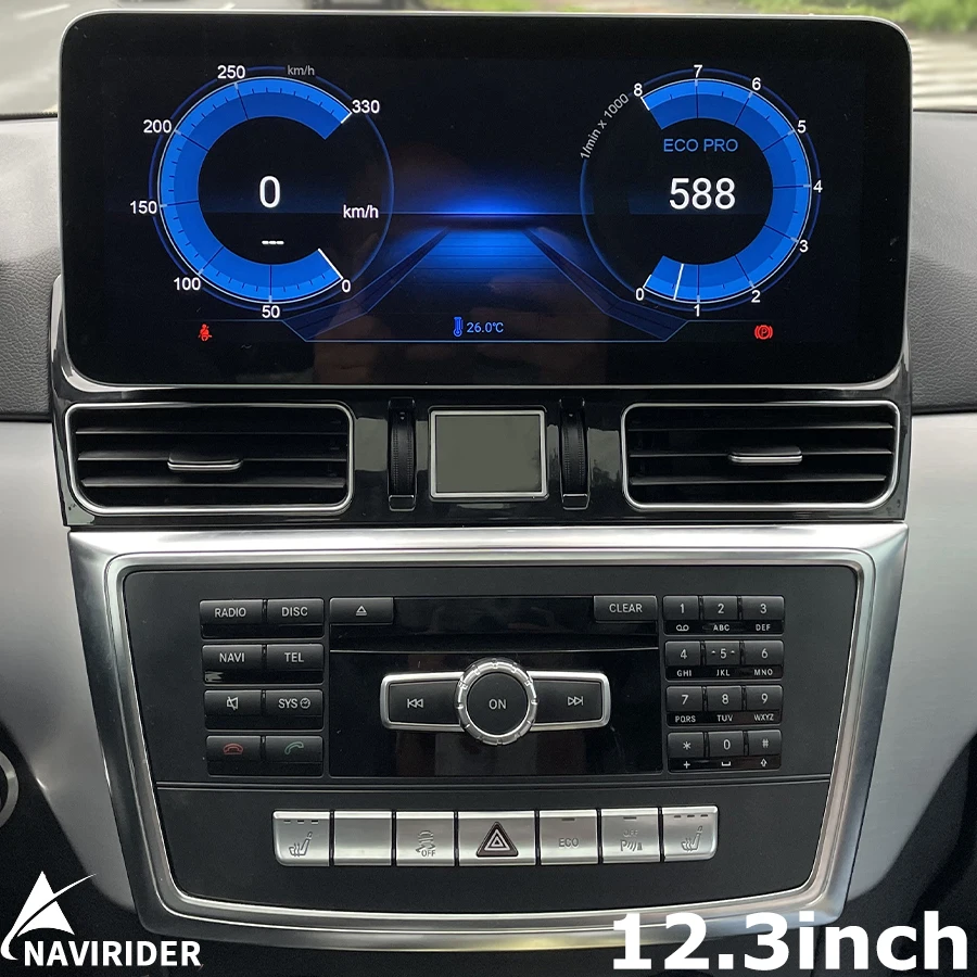 12.3 inch 1920*720 Screen 8GB+256GB Android 12 Car Multimedia Video Player CarPlay For Mercedes