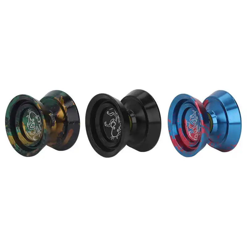 Children Yoyo Ball Alloy Professional Unresponsive Yoyo Toy with Replacement Strings
