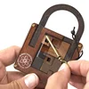 Classic Wooden Brainteaser Puzzle Game High Difficulty IQ Lock Challenge Kids Adults Toys Gifts Children's Cognitive Development 2