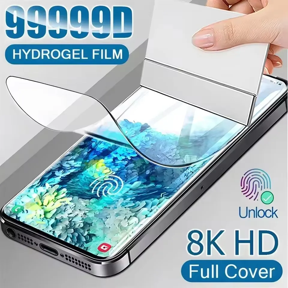 3Pcs Hydrogel Film For Samsung Galaxy S21 S22 S20 S23 S24 Ultra S10 S9 S8 Plus FE Screen Protector Note 20 10 9