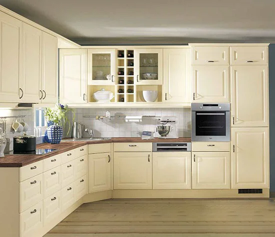 Whole Home Design Solid Wood High Quality Luxurious European Style Kitchen Cabinets Modular Cupboards Made In China