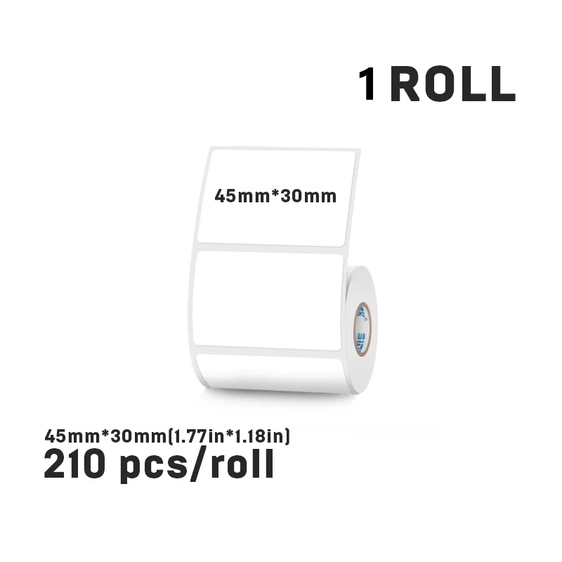 40 مللي متر عرض الحرارية التسمية ملصق أبيض ذاتية ا...