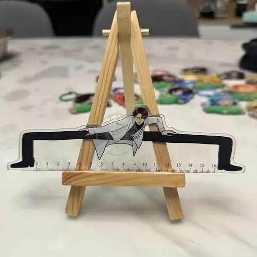 Attack on Titan Rulers Shingeki No Kyojin Straight Ruler Levi Ackerman Drafting Supplies Hanji Zoe School Supply Eren Jager Gift - Image 5
