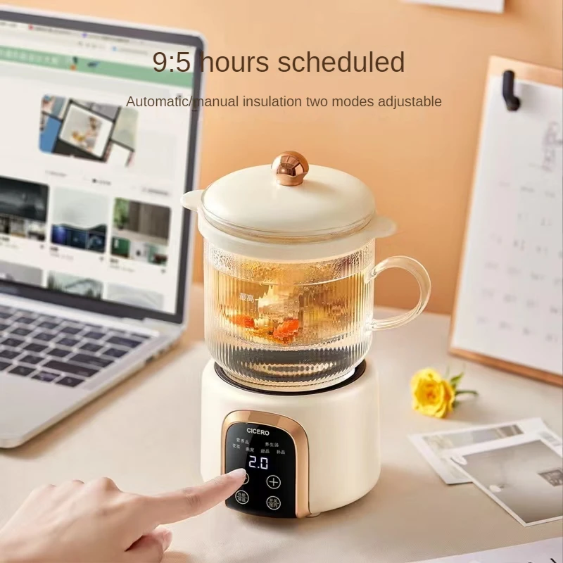 

Health Cup Electric Stew Cup Small Mini Heated Tea Health Pot Hot Milk Office Artifact Automatic Mug Warmer Tea Maker
