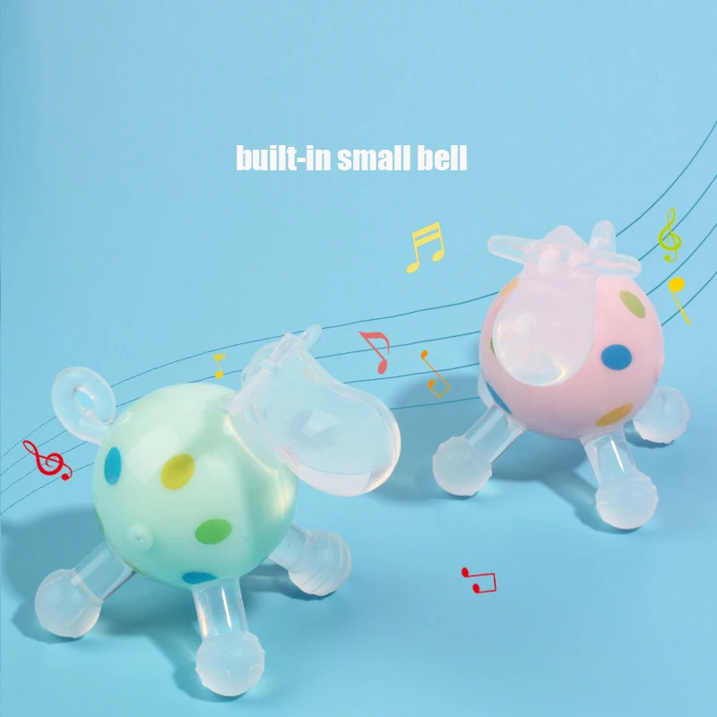 

Cartoon Animal Baby Chewing Teether Toy Safe BPA Free Silicone Teething Chew Dental Care Strengthening Tooth Training