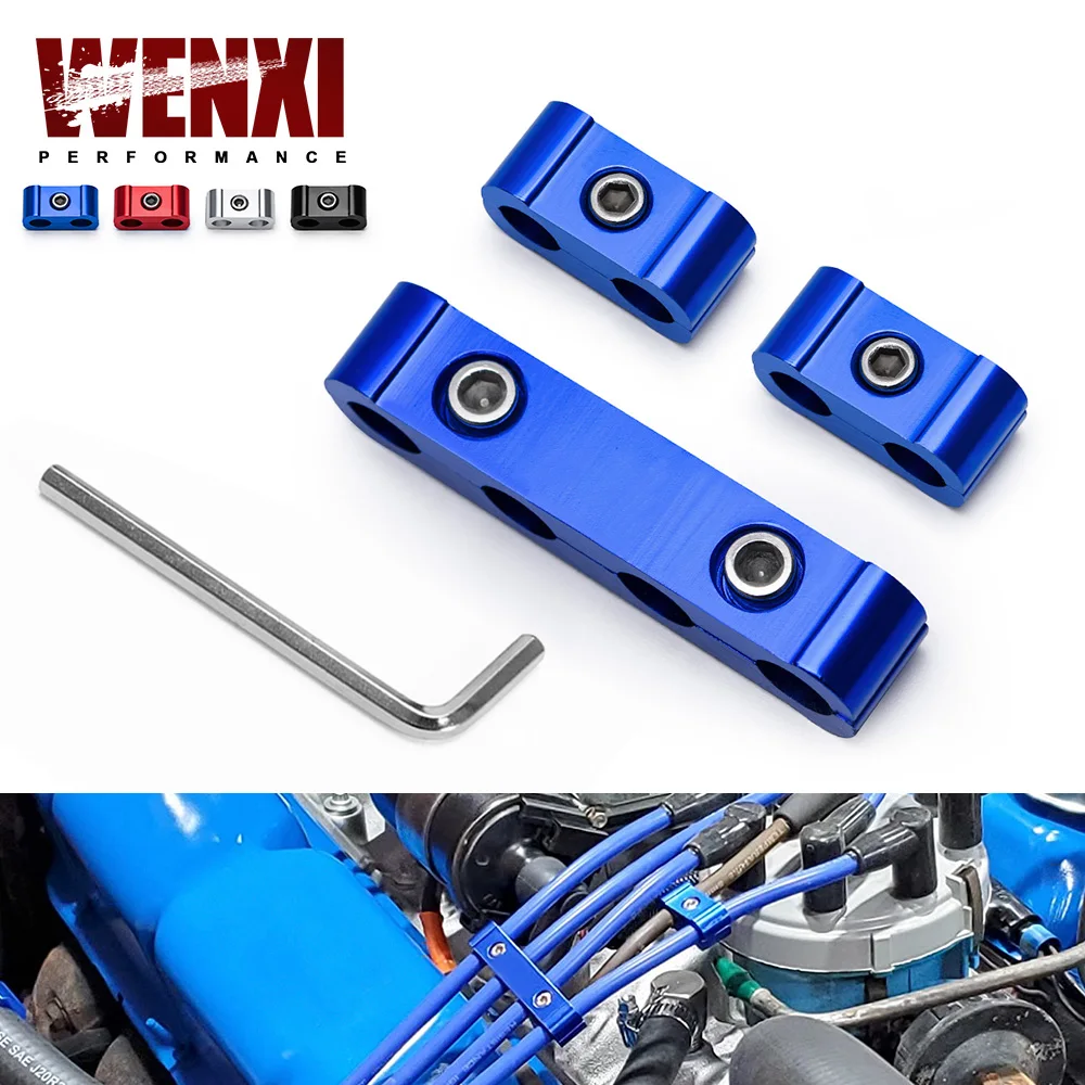 Car Spark Plug Electrical Wire Clamp Separator Line Ignition Cable Clip Auto Decoration 3Pcs For 8Mm/9Mm/10Mm Car Accesssories