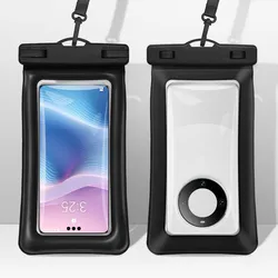 Waterproof Touch - Sensitive Phone Pouch for Swimming, Beach, and Travel (Black)