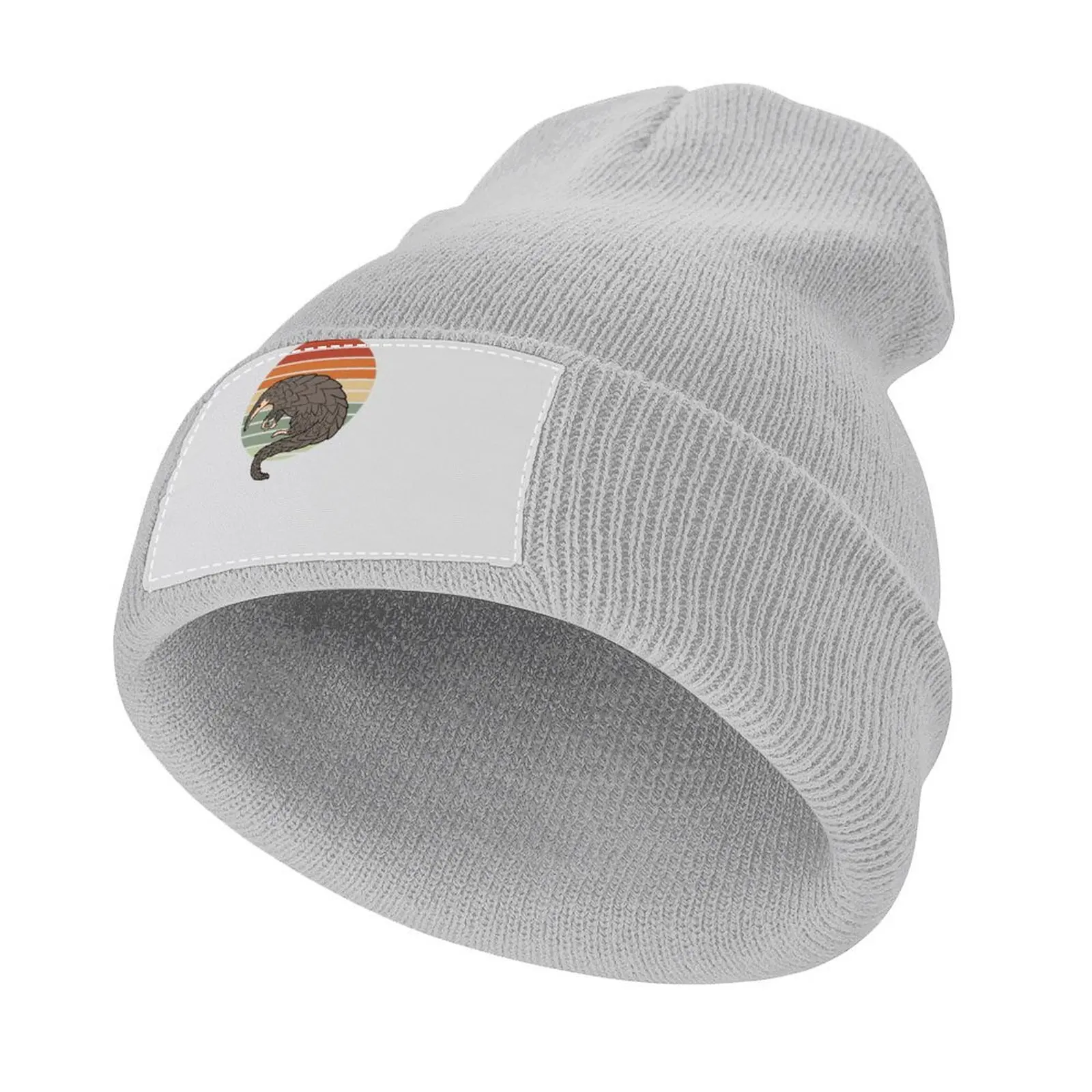 

Pangolin vintage sunset Knitted Cap fashionable Sunhat New Hat Women Hats Men's