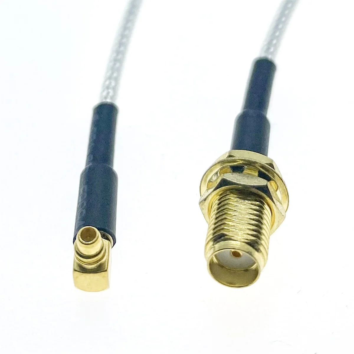 

RG316 MMCX MALE Right Angle to SMA Female Bulkhead RF Coax Extension Cable Pigtail Coaxial