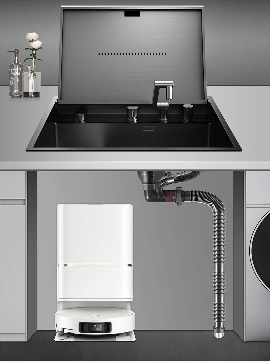 Black Utility Room Sink