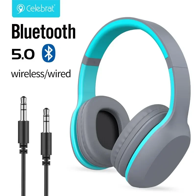 

Wireless Bluetooth Headphones HiFi Comfortable Soft Headset High Quality Super Bass Earphones with Microphone