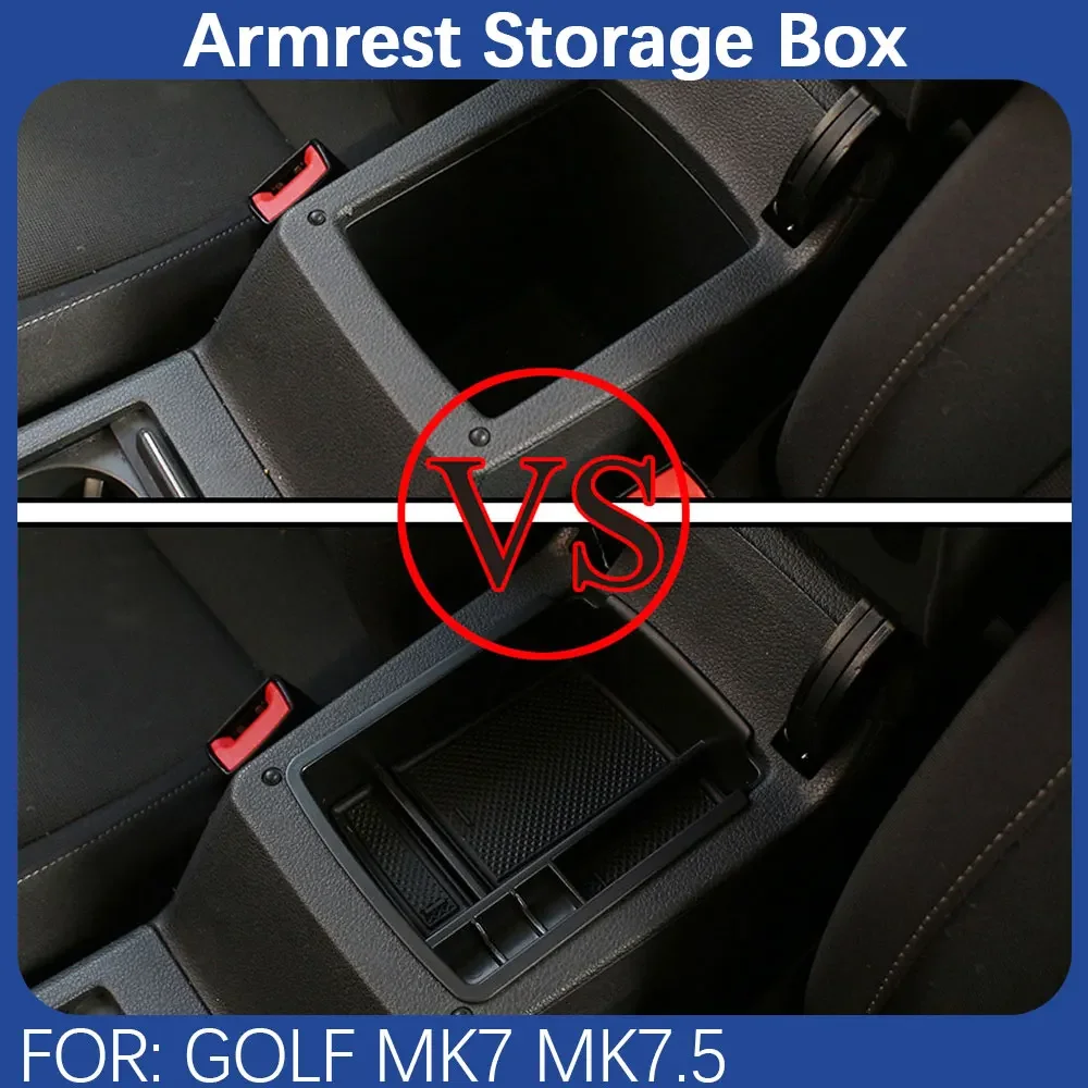 

Автомобильный подлокотник для Volkswagen VW Golf 7 7,5 MK7 MK7.5 2013 - 2019 органайзер для хранения вещей аксессуары