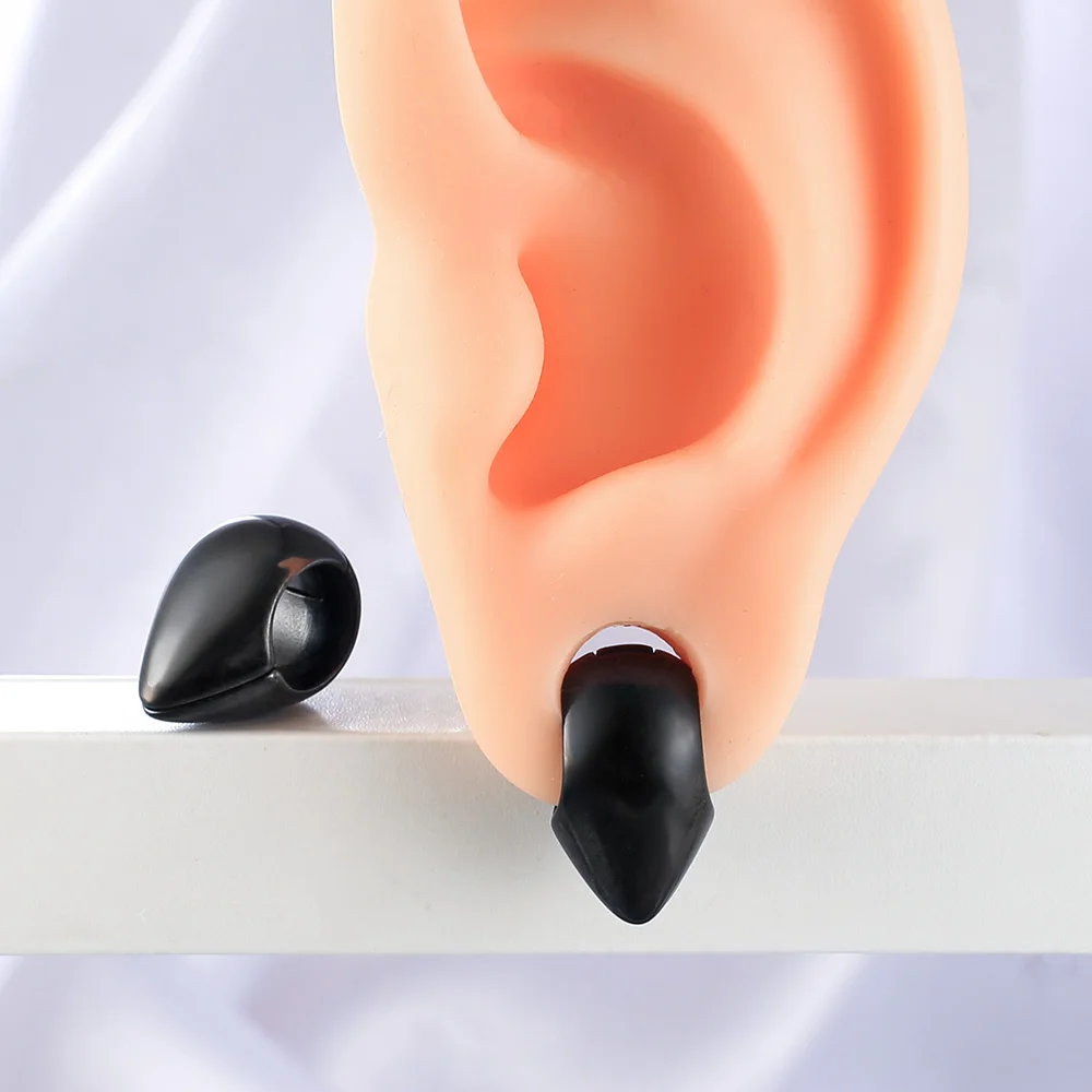 Giga 1/2 Stück 10mm(00g) Tropfenförmige Edelstahl-Ohrhänger Gewichte Expander Gauges Ohr-Dehner Piercing Körperschmuck Punk – Detail 20