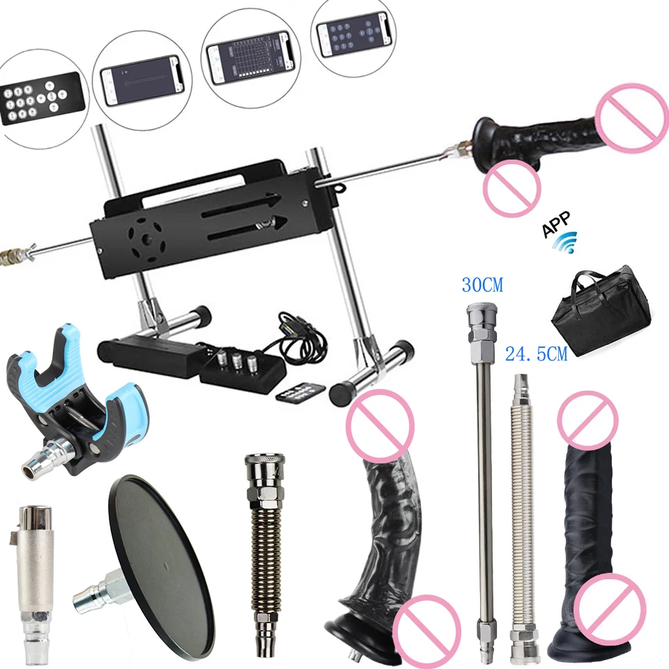 FREDORCH-Sex Machine for Adults App Control 200W Turbo Gear Power Love Machine with Dildo Adults Masturbation 1-15cm sex toys