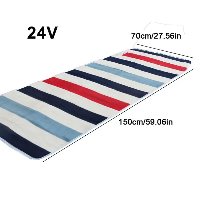 Universal 12/24V Car Electric Heated Blanket Mat Thicker Warmer Heater Winter Car Electric Blanket Heating Travel For RV SUVs