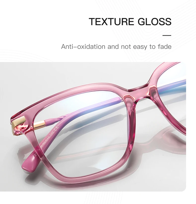 SZTZX Mode Weibliche Photochrome Anti Blue Ray Blocking Lesebrille für Frauen Myopie Hyperopie Rezept Optische Brillen – Detail 10